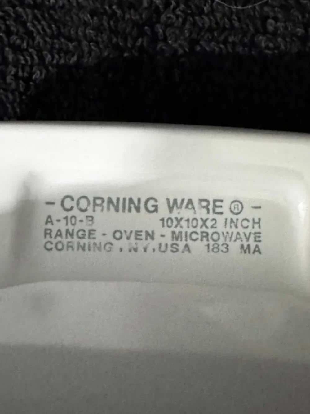 Corningware vintage blue